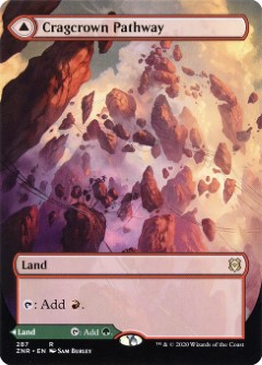 Cragcrown Pathway // Timbercrown Pathway Zendikar Rising Alternate Art